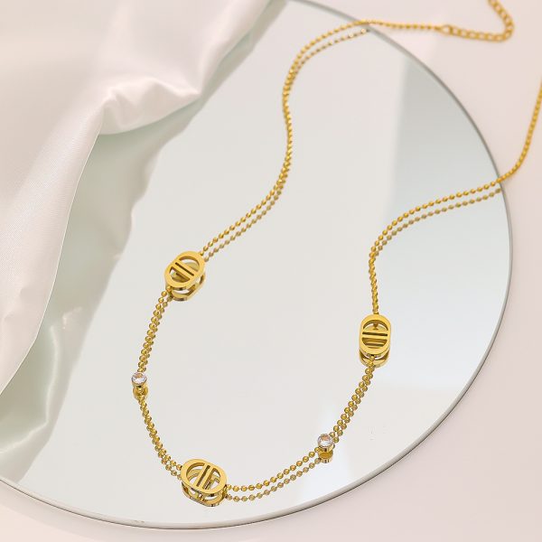 O1CN0161hjdN25wjTfaDuXM_3529117591-0-cib.jpg Stainless Steel CD Letter Necklace 778672660110