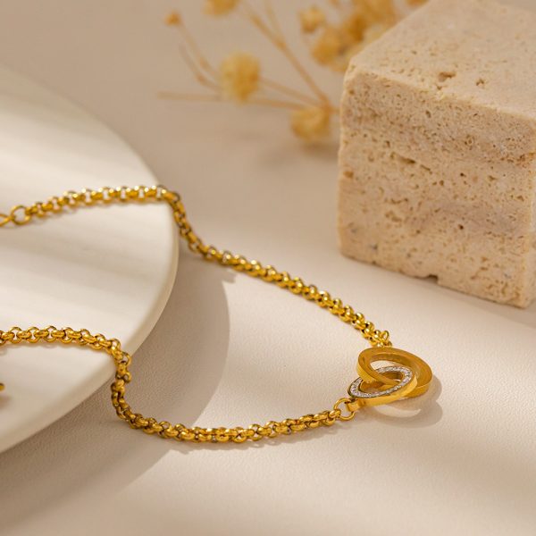 O1CN016HwC3C25wjZTuKFhq_3529117591-0-cib.jpg Stainless Steel Ring Chain Bracelet 894791445196