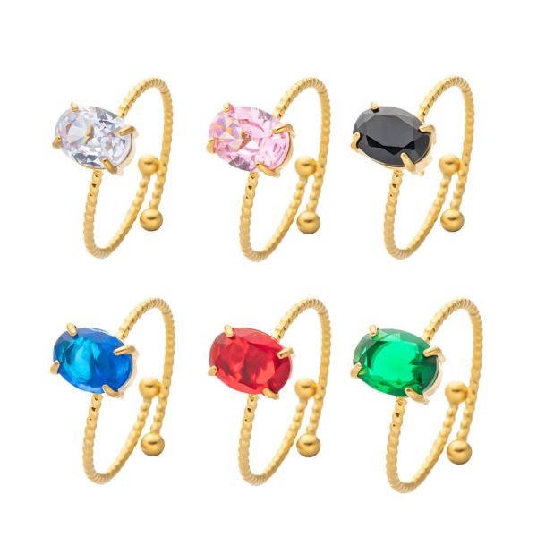 O1CN016J6Ieb25wjZa8BBoZ_3529117591-0-cib.jpg Stainless Steel Gemstone Ring 895225745963