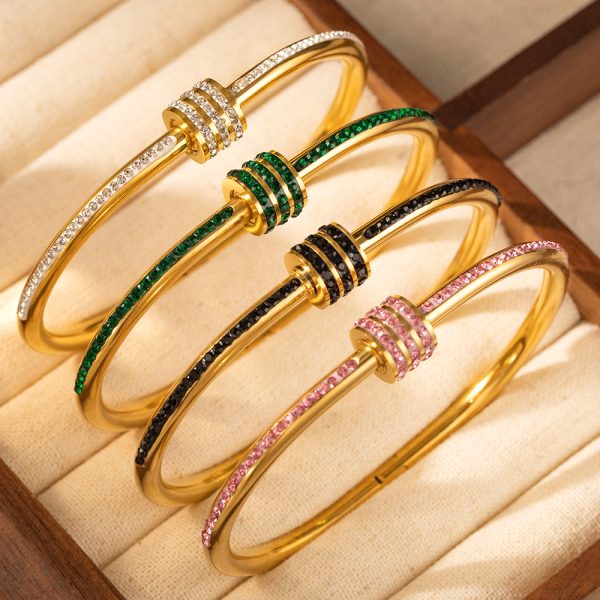O1CN016cMA8K25wjZZsop6z_3529117591-0-cib.jpg Stainless Steel Zirconia Bracelet 895495224397