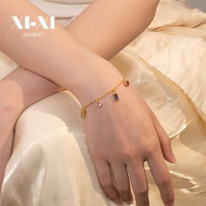 Stainless Steel Zirconia Chain Bracelet 778681930723