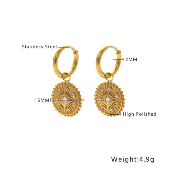 O1CN016wCK1925wjRbqKA9F_3529117591-0-cib.jpg Stainless Steel Hexagon Earrings 756725806821