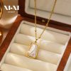 O1CN0170WlPJ25wjbuepQdb_3529117591-0-cib.jpg Stainless Steel Mother of Pearl Necklace 809531176538