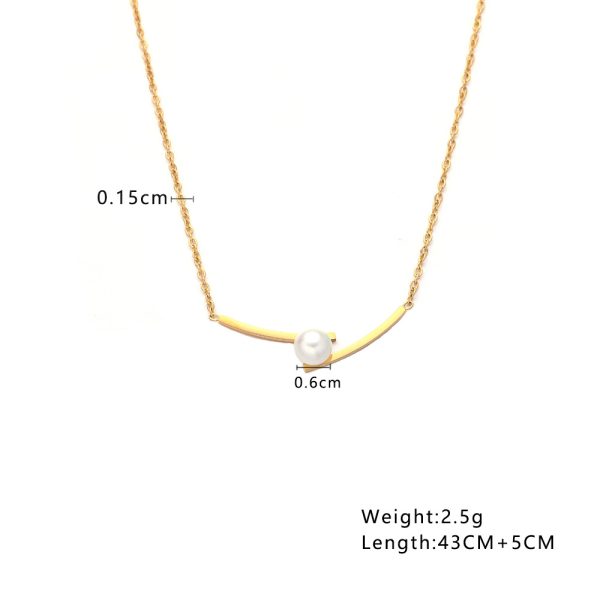 O1CN017sk2SB25wjUMNzGXW_3529117591-0-cib.jpg Stainless Steel Pearl Necklace 794374624236
