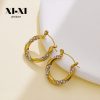 O1CN017vz8Xn25wjblv22u5_3529117591-0-cib-3.jpg Stainless Steel Rhinestone Crescent Earrings 724369464612
