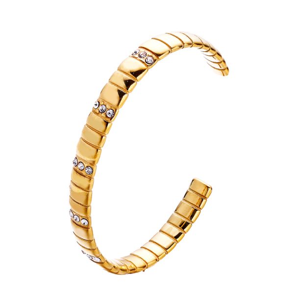 O1CN0181NOt025wjfvHFWtc_3529117591-0-cib.jpg Stainless Steel Zirconia Open Bangle 1050142882192
