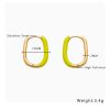 O1CN018gBWvf25wjbopqs63_3529117591-0-cib.jpg Stainless Steel Enamel Geometric Earrings 756769531479