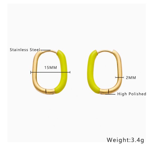O1CN018gBWvf25wjbopqs63_3529117591-0-cib.jpg Stainless Steel Enamel Geometric Earrings 756769531479