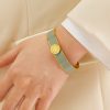 Stainless Steel Roman Numeral Bangle 724449009816
