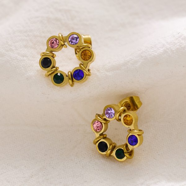 O1CN0193IApb25wjRd4xbdN_3529117591-0-cib.jpg Stainless Steel Clover Shell Earrings 756940769071