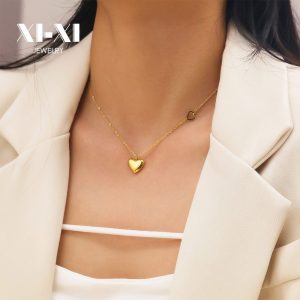 Stainless Steel Heart Necklace 870286289869