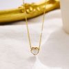 O1CN019EVsfo25wjUEVSflR_3529117591-0-cib.jpg Stainless Steel Zirconia Heart Necklace 788134355001