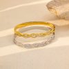 O1CN019GxFLC25wjcJDepfs_3529117591-0-cib.jpg Stainless Steel Star Zirconia Bangle 962806955694