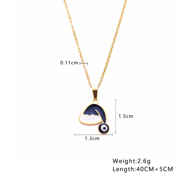 O1CN019O8uu825wjRRg4fT2_3529117591-0-cib.jpg Stainless Steel Enamel Heart Necklace 755219394918