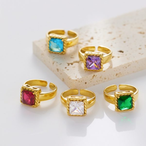 O1CN019QRhlK25wjg7nFriW_3529117591-0-cib.jpg Stainless Steel Open Gemstone Ring 1055691420583