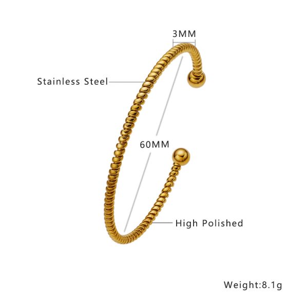 O1CN019bYkYp25wjbqvJh9h_3529117591-0-cib.jpg Stainless Steel Bamboo Bracelet 749030001582