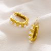 O1CN019ninYv25wjRfaV154_3529117591-0-cib.jpg Stainless Steel Pearl Hoop Earrings 756784087822