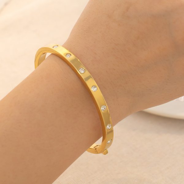 O1CN019pObvq25wjfrXvRvl_3529117591-0-cib.jpg Stainless Steel Zirconia Bangle 1048283743298