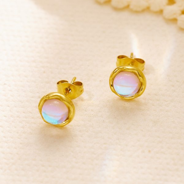 O1CN01A2jedn25wjRi0ptFL_3529117591-0-cib.jpg Stainless Steel Clover Shell Earrings 756940769071