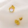 O1CN01A62FSd25wjRe2fjf0_3529117591-0-cib.jpg Stainless Steel Clover Shell Earrings 756940769071