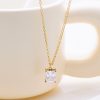 O1CN01ABbbKB25wjRQbdqD4_3529117591-0-cib.jpg Stainless Steel Zirconia Double Layer Necklace 754852880311