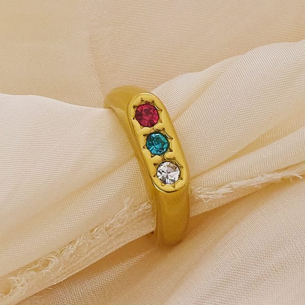 O1CN01AFxLWj25wjNtuKBIb_3529117591-0-cib.jpg Stainless Steel Wide Zirconia Ring 724929102180