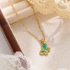 O1CN01AS9C1b25wjRYYN6vq_3529117591-0-cib.jpg Stainless Steel Enamel Heart Necklace 755219394918