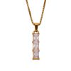 O1CN01ATyfLN25wjNz6nxER_3529117591-0-cib.jpg Stainless Steel Zirconia Bar Necklace 724982165380