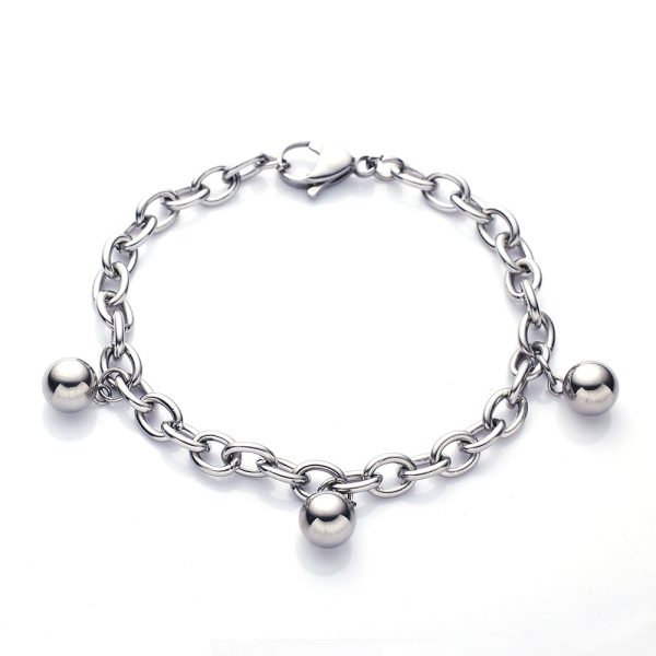 Stainless Steel Ball Chain Bracelet 725303134197