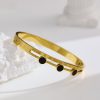O1CN01AZ3Hip25wjUn2xKCl_3529117591-0-cib.jpg Stainless Steel Roman Numeral Bangle 800783238156