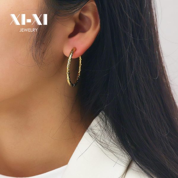 O1CN01AnCOaq25wjbm3418e_3529117591-0-cib.jpg Stainless Steel Hoop Earrings 784704227841