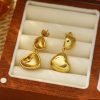 O1CN01B7ka2B25wjUtuhCPV_3529117591-0-cib.jpg Stainless Steel Teardrop Heart Earrings 804153333579