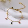 O1CN01BAui8Z25wjTd8wcQR_3529117591-0-cib.jpg Stainless Steel Zirconia Chain Bracelet 778681930723