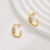 O1CN01BEjuQc25wjSLnQsWb_3529117591-0-cib.jpg Stainless Steel Curved Zirconia Earrings 764653590602