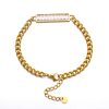 O1CN01BFL1Iv25wjZgdN3hM_3529117591-0-cib.jpg Stainless Steel Rhinestone Bracelet 895553627416