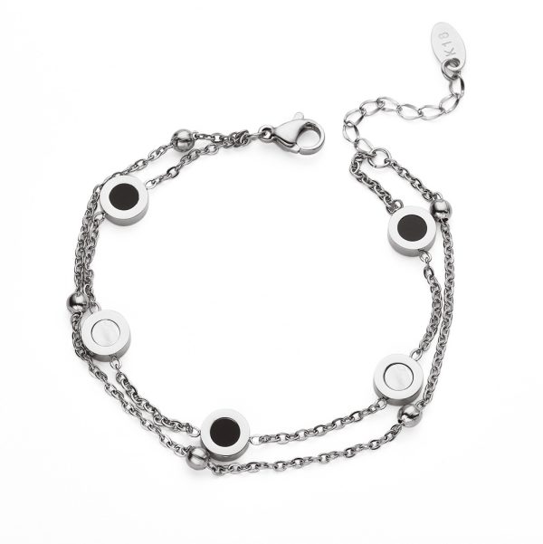 O1CN01BaZYoQ25wjDdYDeYW_3529117591-0-cib.jpg Stainless Steel Shell Layered Bracelet 647468391606