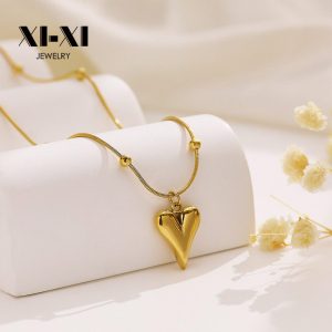 Stainless Steel Heart Necklace 809206192819