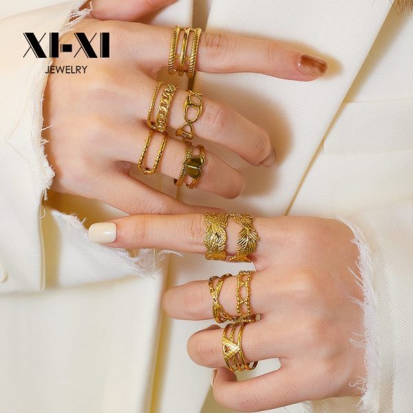 O1CN01Bd5nBy25wjbohr14g_3529117591-0-cib.jpg Stainless Steel Multi Chain Ring 724528640886
