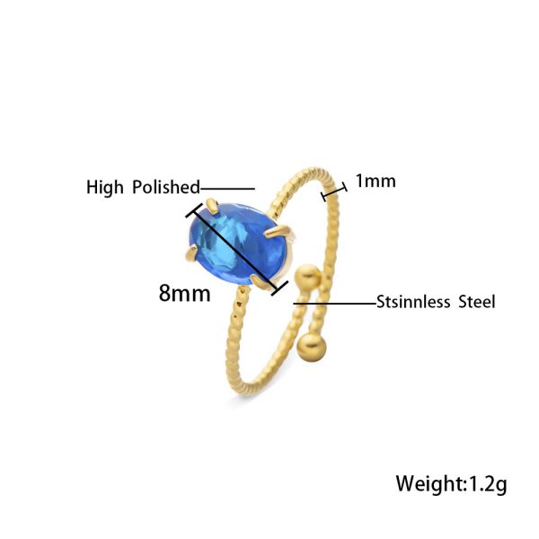 O1CN01CBtTXH25wjZcymW3Z_3529117591-0-cib.jpg Stainless Steel Gemstone Ring 895225745963