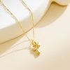 O1CN01CFWrZj25wjalij1tJ_3529117591-0-cib.jpg Stainless Steel Zirconia Cross Necklace 928485522441