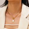 O1CN01CLGRC925wjVVYbIOg_3529117591-0-cib.jpg Stainless Steel Mother of Pearl Square Pendant Necklace 816497226089