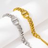 O1CN01CcnFH225wje6ya0Xp_3529117591-0-cib.jpg Stainless Steel Letter Chain Bracelet 1003356060894