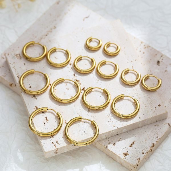 O1CN01CfPVE125wjd36h4H4_3529117591-0-cib.jpg Stainless Steel Circle Earrings 980207623861