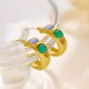 O1CN01ChAD9V25wjSOWTF9m_3529117591-0-cib.jpg Stainless Steel Curved Zirconia Earrings 764653590602