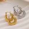O1CN01CjxkSL25wjS71aQpe_3529117591-0-cib.jpg Stainless Steel Triple Layer Earrings 761898625006