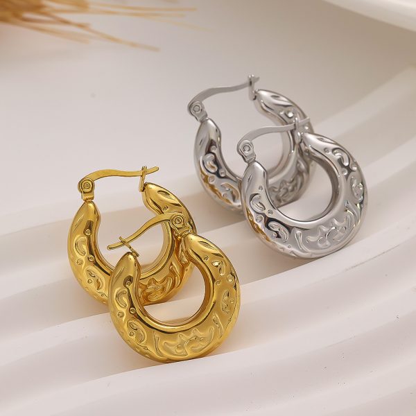 O1CN01CjxkSL25wjS71aQpe_3529117591-0-cib.jpg Stainless Steel Triple Layer Earrings 761898625006