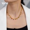 O1CN01ClsK5h25wjbpeJfPO_3529117591-0-cib.jpg Stainless Steel Zirconia Round Necklace 867992389578