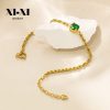 O1CN01D1dPB025wjbqOo8bq_3529117591-0-cib.jpg Stainless Steel Teardrop Glass Bracelet 914668551626