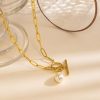 O1CN01D3sLVT25wjZXCPY8D_3529117591-0-cib.jpg Stainless Steel Pearl Necklace 893399851275