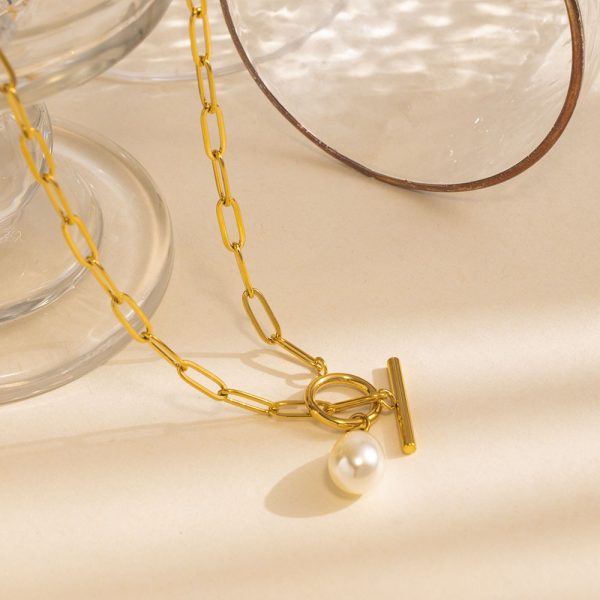 O1CN01D3sLVT25wjZXCPY8D_3529117591-0-cib.jpg Stainless Steel Pearl Necklace 893399851275